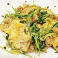 *nana*'s cooksnap of when they made お豆腐＆豆苗＆豚ひき肉の卵とじ.