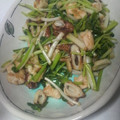 あちゃたけ's cooksnap of when they made 根三つ葉とちくわのしょうゆ炒め.