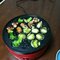 danpa's cooksnap of when they made アヒージョ たこ焼き器そのあとライス！.