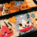 アリエ★'s cooksnap of when they made キューブな妖怪ウォッチ キャラ弁.