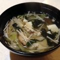 ゆみらんたん's cooksnap of when they made ダイエットにも！えのきと豆腐のお吸い物.