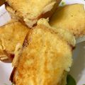 Panaconic☆'s cooksnap of when they made フライパンで簡単☆サクサクチーズトースト.