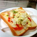 あゆたっくん's cooksnap of when they made 朝食に♡簡単おいしいピザトースト♪♪.