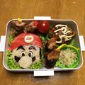 きょなみなみなみなみ's cooksnap of when they made 園児キャラ弁【マリオ】.