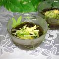 mielle's cooksnap of when they made 血液サラサラ！胡瓜ともずくの酢の物.