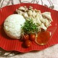 YUKI-RINGO's cooksnap of when they made 炊飯器で簡単★海南チキンライス.