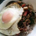 ナガヲ's cooksnap of when they made 簡単！挽肉とパプリカのアジアン炒め.