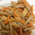 みやっちの母さん's cooksnap of when they made ごぼうと人参とさつま揚げのきんぴら.