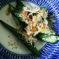 ユーロン's cooksnap of when they made 直ぐ完成♪オクラのゴマ節和え.