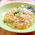 YUH♡ママ's cooksnap of when they made 味ポンでチャーハン?.