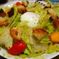 ジョンリークッカー's cooksnap of when they made シーザーサラダ温泉卵載せ.