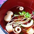うmi's cooksnap of when they made 上品♪白だしで簡単カボス三つ葉のお吸い物.