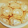 植柳昇's cooksnap of when they made ロールケーキでドームムースケーキ.