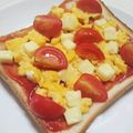 sweet_rose's cooksnap of when they made プチトマトでエッグトースト.