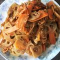 ぺあちぃ's cooksnap of when they made れんこんの韓国風きんぴら.
