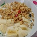 あるぱ's cooksnap of when they made フルーツグラノーラとバナナで簡単な朝ご飯.
