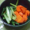 クック6C5JVC☆'s cooksnap of when they made 人参と小松菜の炒め煮.