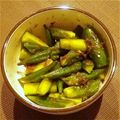 リープリヒ's cooksnap of when they made ✿おくらときゅうりの中華風あえもの✿.