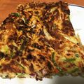 カフェ店員M子's cooksnap of when they made イカのカリッと海鮮チヂミ.