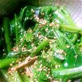 亀ちん's cooksnap of when they made つるむらさきの塩こんぶ和え✿.