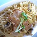 ゆいる's cooksnap of when they made しめじとベーコンの和風パスタ.