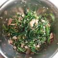 hinayuduko's cooksnap of when they made 丼にお弁当もOK☆ほうれん草と鮭の和え物.