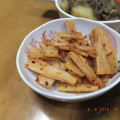 ゆけり３兄弟's cooksnap of when they made 激ウマ水煮メンマの黒胡椒炒め.