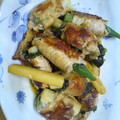 フゥフゥ228's cooksnap of when they made オクラと山芋とエゴマの葉の肉巻き.