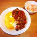 ちびぺろり's cooksnap of when they made ふわとろオムレツラタトゥーユ添え.