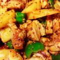 sowami's cooksnap of when they made 鶏じゃがピーマン♡粒マスタード炒め.