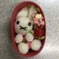 さすさく's cooksnap of when they made キャラ弁☆ミッフィーちゃん.