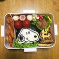 きょなみなみなみなみ's cooksnap of when they made キャラ弁♡スヌーピー♡簡単　戌年.