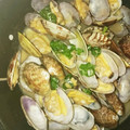 Saaa07's cooksnap of when they made 今が旬★アサリの酒蒸し.
