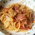 べにあ's cooksnap of when they made にんにくと卵のスパゲッティ.