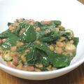 iketa's cooksnap of when they made レンチンでラクラク★モロヘイヤオクラ納豆.
