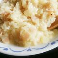 わづか's cooksnap of when they made 残りご飯で１人飯♪Wチーズリゾット☆.
