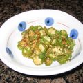 Superlittleboo's cooksnap of when they made オクラのごま和え.
