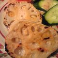 あやまま☆'s cooksnap of when they made 揚げるより簡単、香ばしい！蓮根はさみ焼き.