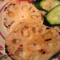 あやまま☆'s cooksnap of when they made 揚げるより簡単、香ばしい！蓮根はさみ焼き.