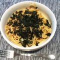 しらたまこんぶ's cooksnap of when they made 長ねぎの梅アンチョビスパゲティ.