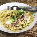 萩のゆず's cooksnap of when they made 肉キャベツスパゲッティ‼︎.