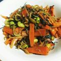 あさここなっつ's cooksnap of when they made ひじきも枝豆も✿切り干し大根の煮物✿.