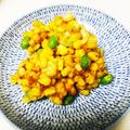 ☆えにママ☆'s cooksnap of when they made とうもろこしと枝豆のかき揚げ☆カレー味.