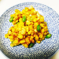 ☆えにママ☆'s cooksnap of when they made とうもろこしと枝豆のかき揚げ☆カレー味.