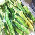 しぶかわ栗子's cooksnap of when they made 四角豆のカレー風味天ぷら.