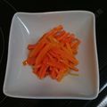 チョコばなな♡'s cooksnap of when they made 肉弁当用の脇役おかず＠人参のすし酢炒め.
