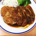 huge39's cooksnap of when they made 煮込み豆腐ハンバーグ.
