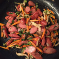 みさO's cooksnap of when they made 簡単美味！セロリとウィンナーのマヨ炒め.
