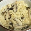 かなぴょー's cooksnap of when they made 簡単ヘルシー！キノコの卵とじにゅう麺♪.