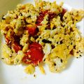 luck→'s cooksnap of when they made 簡単！卵とトマトのバジルソース炒め.